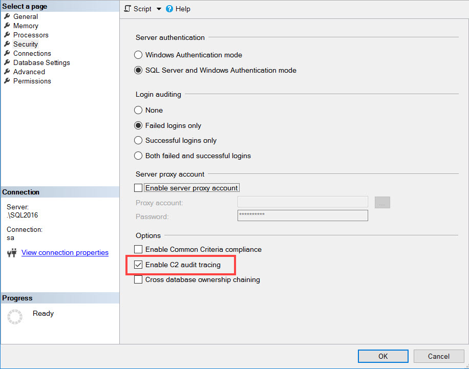 SQL SERVER - Why We have Audit Trace in DATA Folder? What are These Files? c2-audit-02 