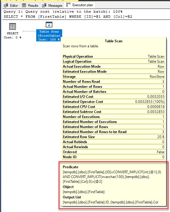 SQL SERVER - How to Fix CONVERT_IMPLICIT Warnings? convertimplicit 