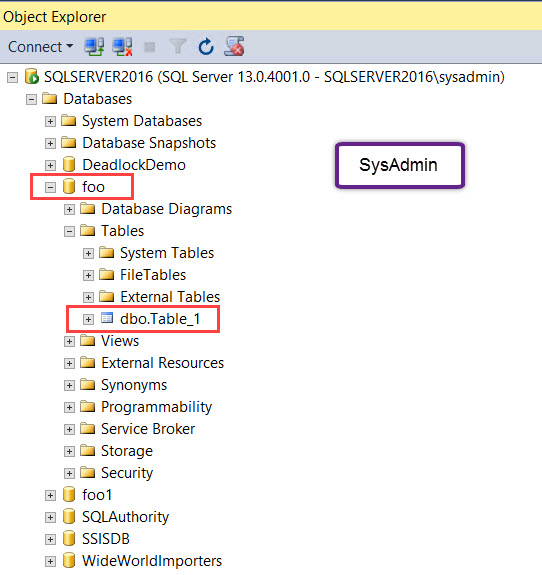 SQL SERVER - Unable to See Tables (Objects) in SSMS hide-ssms-01 