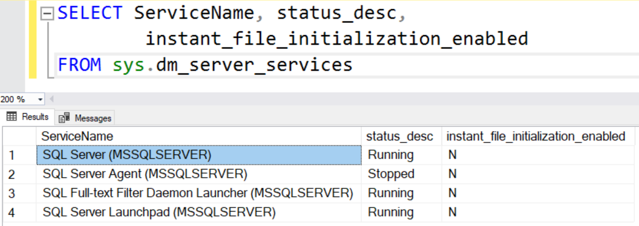 How to Check Status of Instant File Initialization? - Interview Question of the Week #184 ifi 