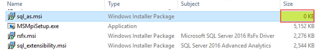SQL SERVER - Installation Error - Unable to Open Windows Installer File - 2147286960 install-miss-04 