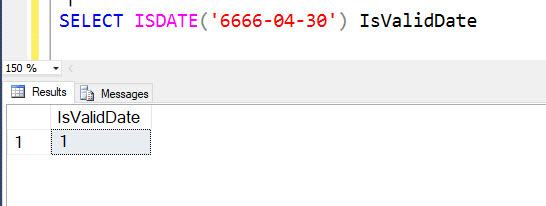 What is the Biggest Limitation of ISDATE() Function? - Interview Question of the Week #137 isdate1 