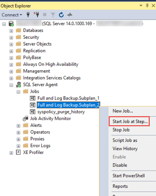 SQL SERVER - Execution Failed. See the Maintenance Plan and SQL Server Agent Job History Logs for Details mp-subplan-err-04 