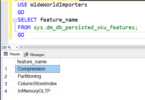How to Check Edition Specific Features Enabled In SQL Server? - Interview Question of the Week #180 persistedsku 