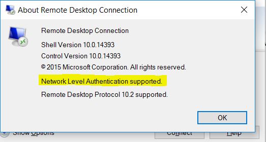 SQL SERVER - RDP Error to Azure Virtual Machines - The remote computer that you are trying to connect to requires Network Level Authentication (NLA) rdp-err-01 