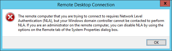 SQL SERVER - RDP Error to Azure Virtual Machines - The remote computer that you are trying to connect to requires Network Level Authentication (NLA) rdp-err-02 