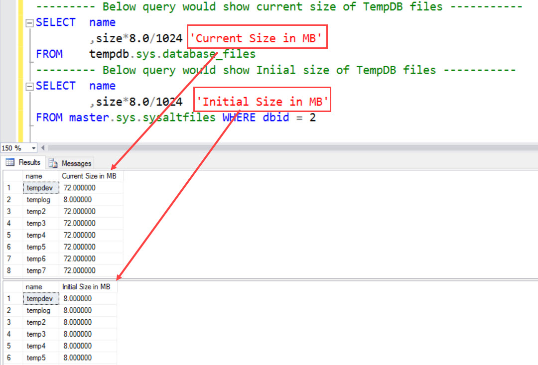 What is the Initial Size of TempDB? - Interview Question of the Week #120 tempDB-Init-03 