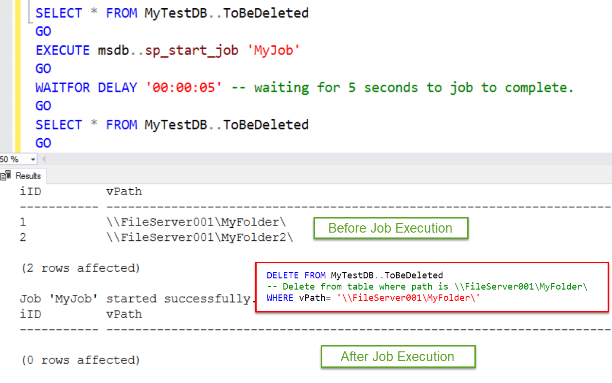 SQL SERVER - SQL Agent Job and Backslash - Strange Behavior Backslash 