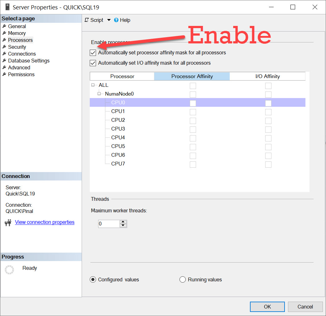 SQL SERVER - Visible Offline Scheduler and Performance VisibleOffline3 