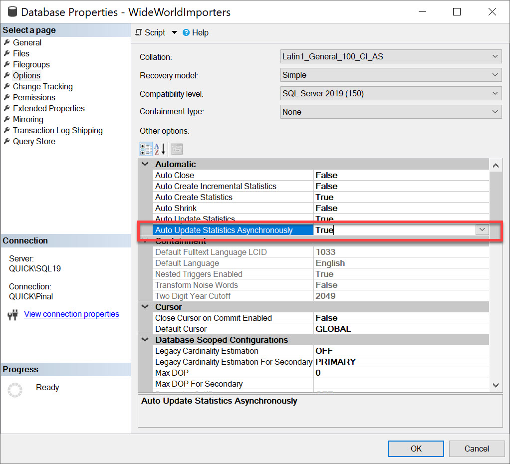 SQL SERVER - Resolve WAIT_ON_SYNC_STATISTICS_REFRESH Wait Type WAIT_ON_SYNC_STATISTICS_REFRESH 
