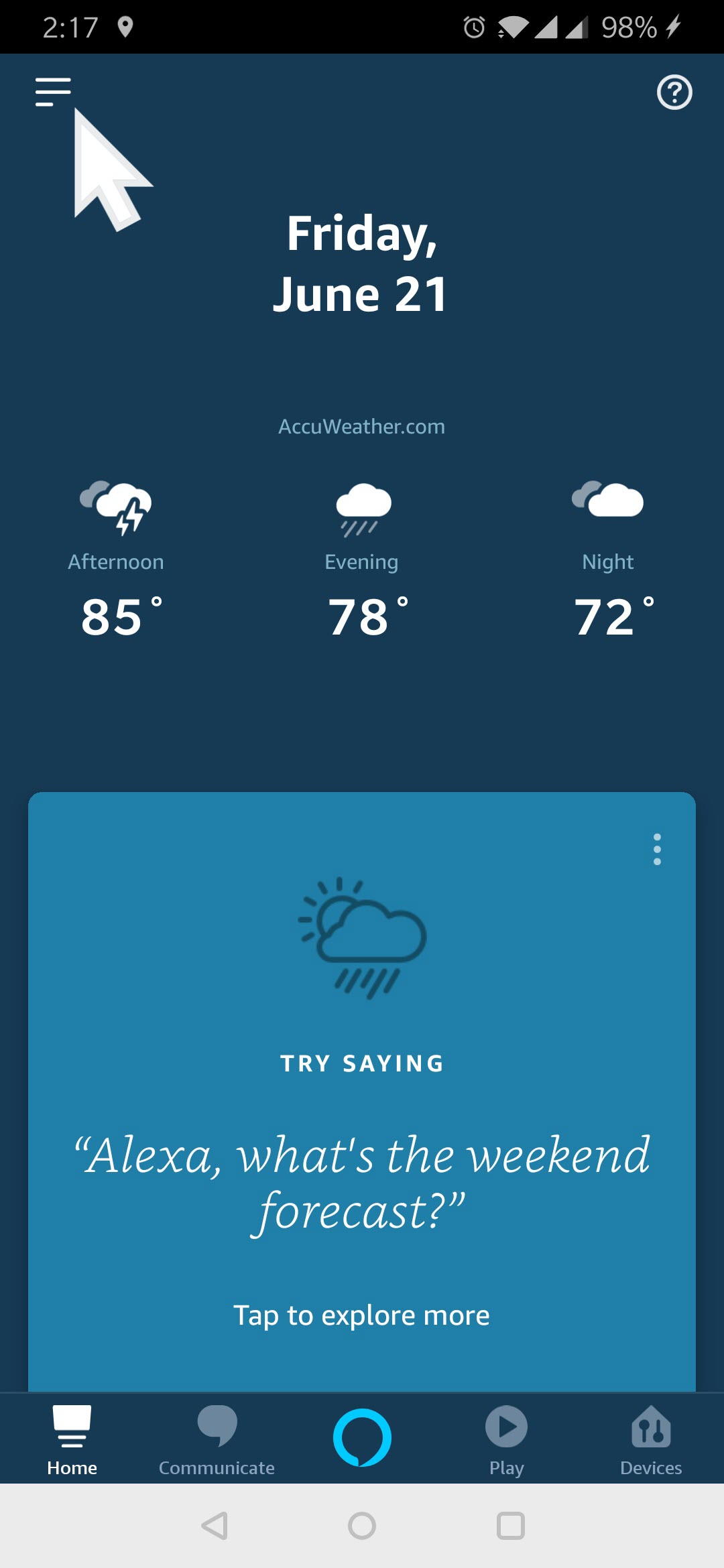 Personal Technology - Blinking or Flashing Yellow Light in Alexa - Solution alexa0 