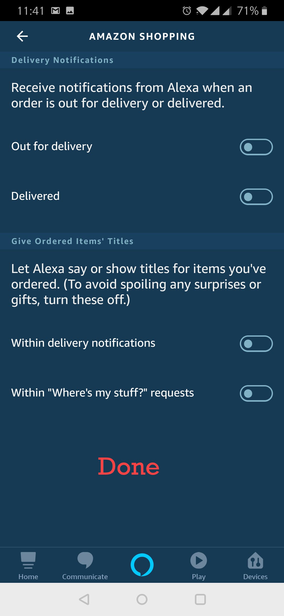 Personal Technology - Blinking or Flashing Yellow Light in Alexa - Solution alexa5 