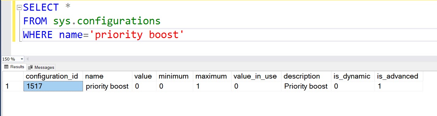 SQL SERVER - Priority Boost and SSMS 18 boostsqlserverpriority1 