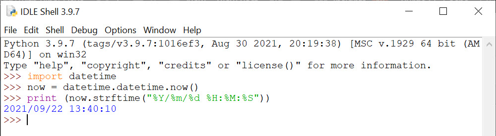 Current Date Time in Python and SQL currentdt2 
