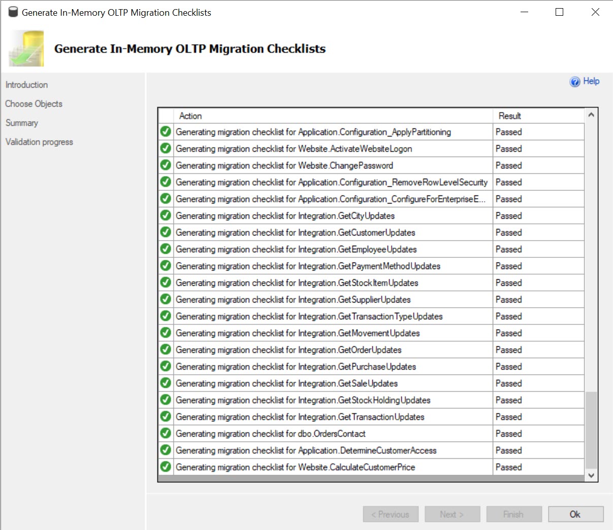 SQL SERVER - Generate In-Memory OLTP Migration Checklists - SSMS in-memory04 