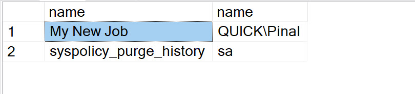 SQL SERVER - Query to List All Jobs with Owners jobs2 