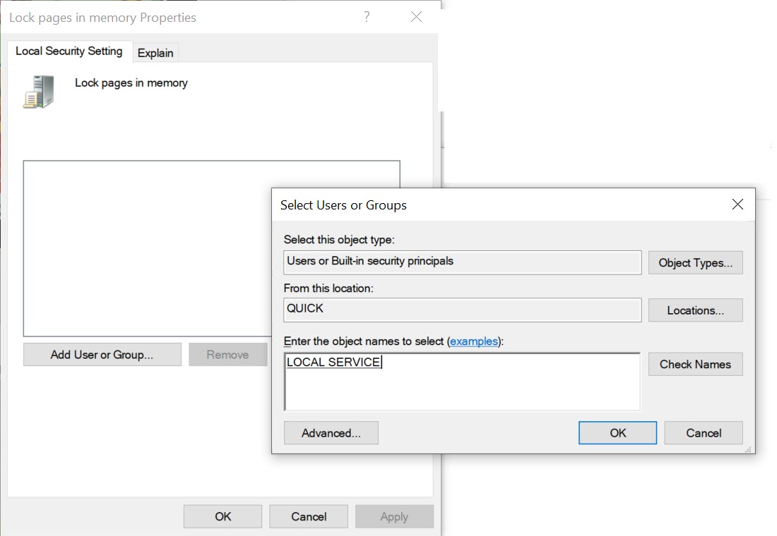 SQL SERVER - Enable Lock Pages in Memory LPIM lpim3 