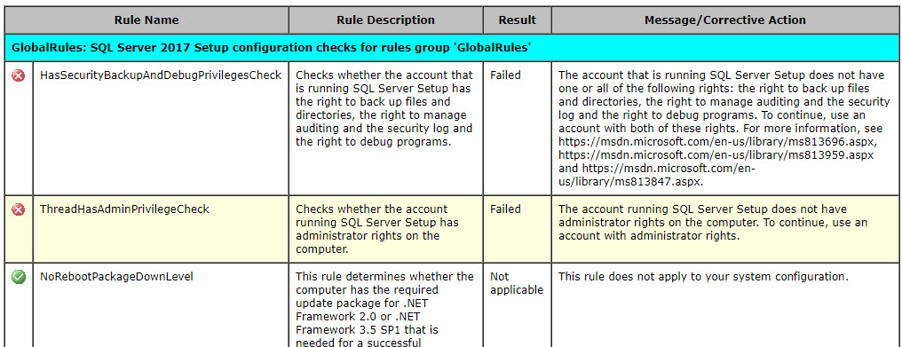 SQL SERVER - Install Error - The Account Running SQL Server Setup Does Not Have Administrator Rights On the Computer. To Continue, Use an Account With Administrator Rights setup-admin-err-02 