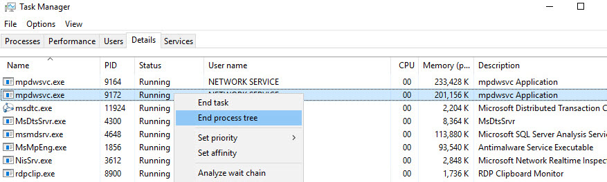 SQL SERVER - Error 1051: A Stop Control Has Been Sent to a Service that Other Running Services are Dependent On sql-stop-04 