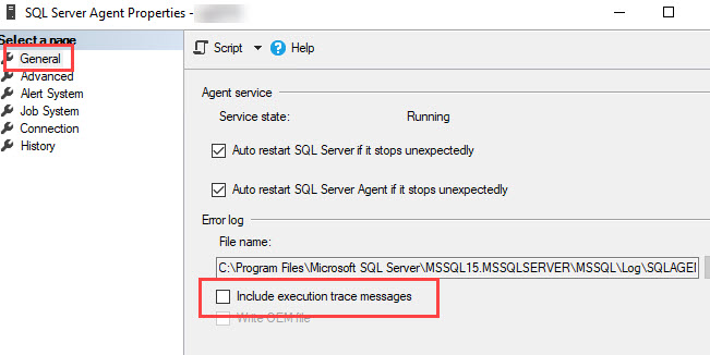 SQL SERVER - Enable Additional Logging for SQL Server Agent sqlagt-log-01 