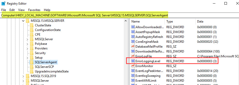 SQL SERVER - Enable Additional Logging for SQL Server Agent sqlagt-log-02 