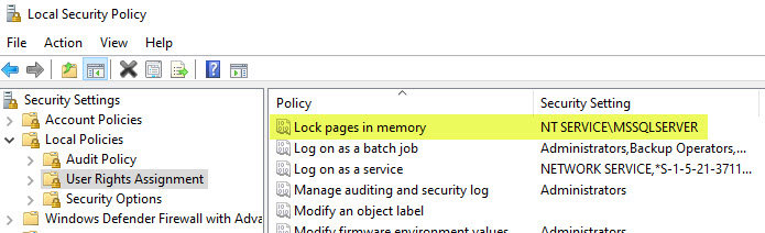 SQL SERVER 2019 - How to Enable Lock Pages in Memory LPIM? sscm-lpim-02 