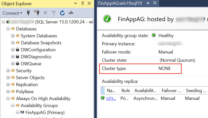 SQL SERVER - Availability Group Seen in SSMS but missing in Cluster Manager. What’s Wrong? ssms-clus-type-missing-04 