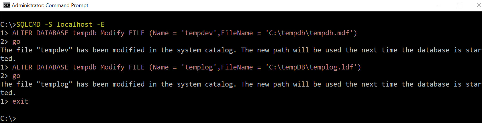 SQL SERVER - FCB::Open Failed - TEMPDB Files Fail to be Created with Error: "CREATE FILE Encountered Operating System Error 3" temp-os-err-3-2 