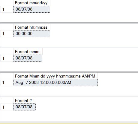 SQL SERVER - Get Date Time in Any Format - UDF - User Defined Functions ufsformat 