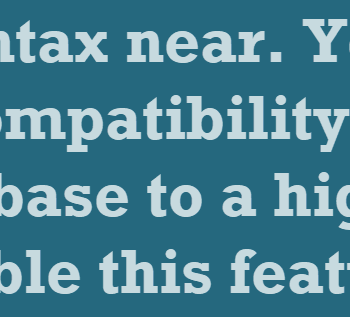 incorrect syntax near