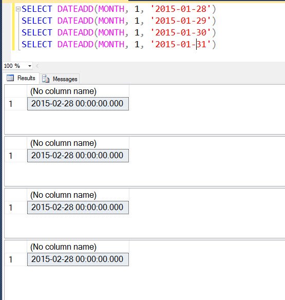 SQL SERVER - Quiz with DATEADD Function - SQL Puzzle puzzledatetime 