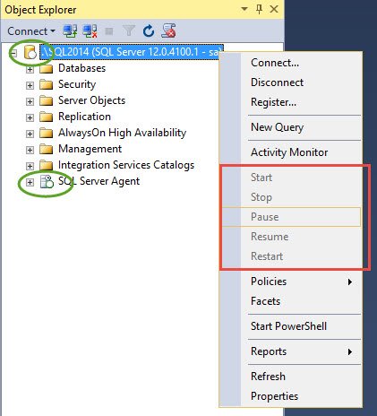 SQL SERVER Management Studio - Why I am Seeing White Icon Instead of Green or Red? SSMS-white 