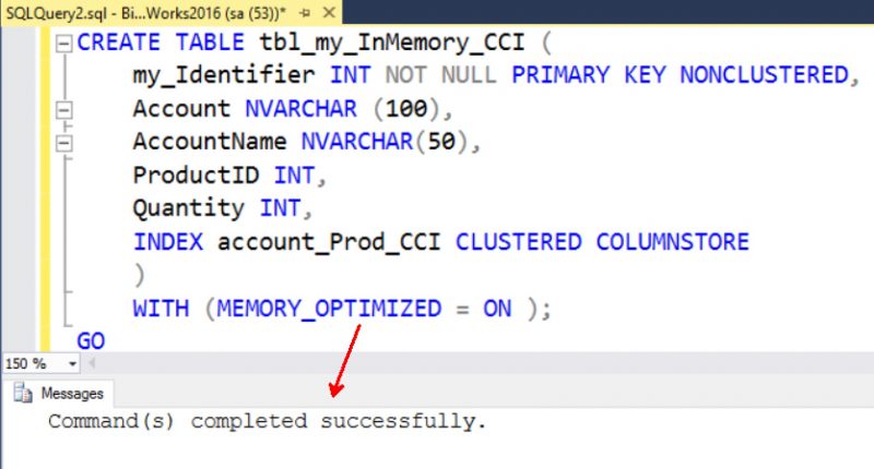 SQL SERVER - Creating Clustered ColumnStore with InMemory OLTP Tables inmemory-cci-01-800x430 