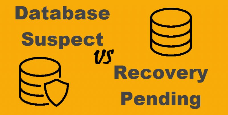 What is the Difference between SUSPECT and RECOVERY PENDING? - Interview Question of the Week #114 recoverysuspect-800x403 