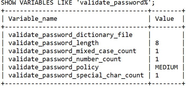 MySQL - Fix - Error - Your Password does not Satisfy the Current Policy Requirements validatepassword 