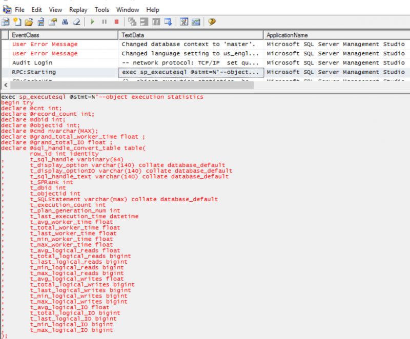 SQL SERVER - FIX: Arithmetic Overflow Error in Object Execution Statistics Report in Management Studio ssms-rep-err-01-800x662 