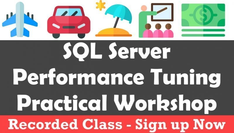 SQL Server Performance Tuning Practical Workshop - Discovery Phase - In Person Training performancetuning-800x457 
