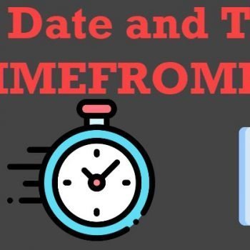 DATETIMEFROMPARTS