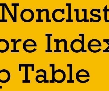 nonclustered columnstore
