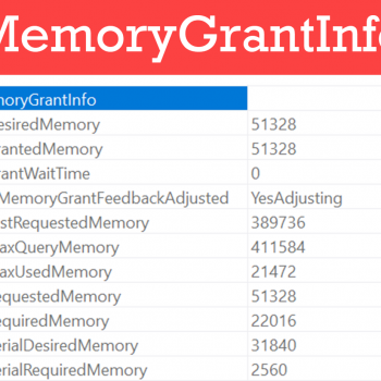 MemoryGrantInfo