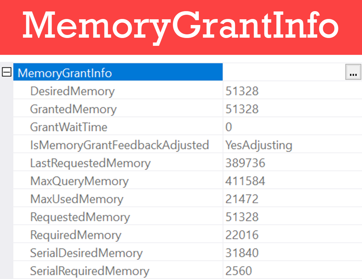 MemoryGrantInfo