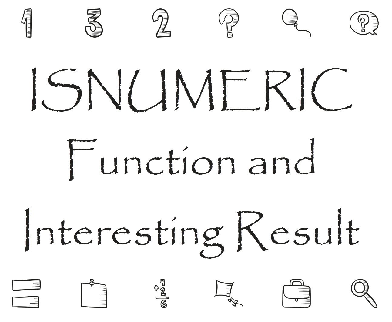 isnumeric function