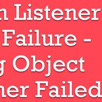 listener creation