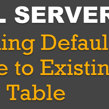 default value