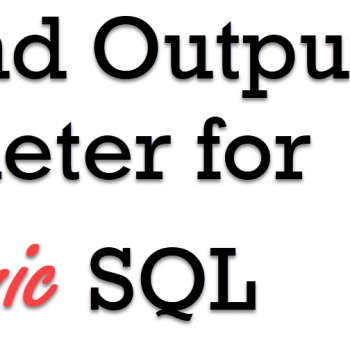Output Parameter