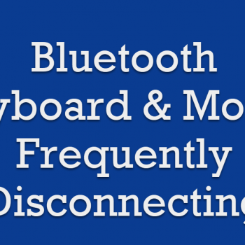 frequently disconnecting