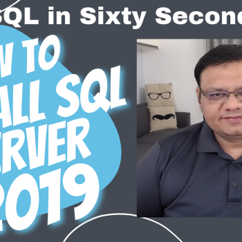 SQL SERVER 2019 Install