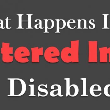 Index is Disabled