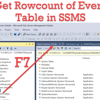 get rowcount