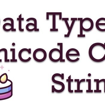 unicode character strings